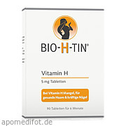 Bio H Tin Vitamin H 5mg für 6 Monate Dr. R. Pfleger GmbH