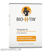 Bild für BIO H TIN Vitamin H 5mg für 6 Monate - 90 Stück von Dr.R.PFLEGER GmbH Bild für Bild für BIO H TIN Vitamin H 5mg für 6 Monate - 90 Stück von Dr.R.PFLEGER GmbH