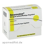 Bild für Amorocutan 50mg/ml wirkstoffhaltiger Nagellack - 3 Milliliter von DERMAPHARM AG Bild für Bild für Amorocutan 50mg/ml wirkstoffhaltiger Nagellack - 3 Milliliter von DERMAPHARM AG
