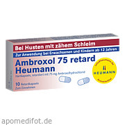 Ambroxol 75 retard Heumann Heumann Pharma GmbH & Co.  Generica Kg