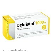 Bild für Dekristol 1000 I.E. Tabletten - 100 Stück von MIBE GmbH Arzneimittel Bild für Bild für Dekristol 1000 I.E. Tabletten - 100 Stück von MIBE GmbH Arzneimittel