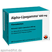 Alpha - Lipogamma 600mg Filmtabletten Wörwag Pharma GmbH & Co.  Kg