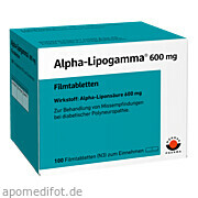 Alpha - Lipogamma 600mg Filmtabletten Wörwag Pharma GmbH & Co.  Kg