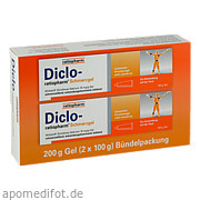Bild für Diclo-ratiopharm Schmerzgel Bündelpackung - 2X100 Gramm von ratiopharm GmbH Bild für Bild für Diclo-ratiopharm Schmerzgel Bündelpackung - 2X100 Gramm von ratiopharm GmbH