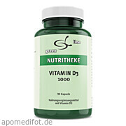 Bild für Bild für Vitamin D3 1000 - 90&nbsp;Stück von 11 A Nutritheke GmbH