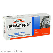 Bild für ratioGrippal 200 mg/30 mg Filmtabletten - 20 Stück von ratiopharm GmbH Bild für Bild für ratioGrippal 200 mg/30 mg Filmtabletten - 20 Stück von ratiopharm GmbH