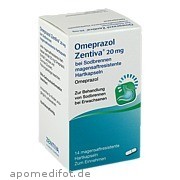 Omeprazol Zentiva 20mg bei Sodbrennen Zentiva Pharma GmbH