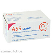 Ass Stada 100mg magensaftresistente Tabletten Stadapharm GmbH
