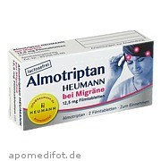 Almotriptan Heumann bei Migräne 12. 5mg Filmtabl.  Heumann Pharma GmbH & Co.  Generica Kg