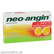 Bild für Bild für neo-angin Benzydamin akute Halsschmerz Zitrone - 20&nbsp;Stück von MCM KLOSTERFRAU Vertr. GmbH