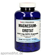 Bild für MAGNESIUMOROTAT 550 MG GPH KAPSELN - 180 Stück von GALL-PHARMA GmbH Bild für Bild für MAGNESIUMOROTAT 550 MG GPH KAPSELN - 180 Stück von GALL-PHARMA GmbH