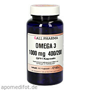 Omega 3 1000 mg 400/200 Gph Kapseln Hecht - Pharma GmbH