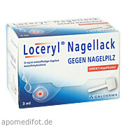 Bild für Loceryl Nagellack gegen Nagelpilz DIREKT-Applikat. - 3 Milliliter von Galderma Laboratorium GmbH Bild für Bild für Loceryl Nagellack gegen Nagelpilz DIREKT-Applikat. - 3 Milliliter von Galderma Laboratorium GmbH