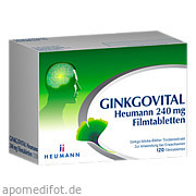 Ginkgovital Heumann 240 mg Filmtabletten Heumann Pharma GmbH & Co.  Generica Kg