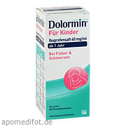 Dolormin für Kinder Ibuprofensaft 40 mg/ml Johnson & Johnson GmbH (otc)