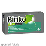 Bild für Bild für Binko 240 mg Filmtabletten - 30 Stück von Klinge Pharma GmbH