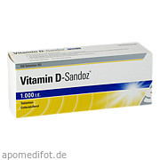 Vitamin D - Sandoz 1. 000 I. E.  Tabletten Hexal AG