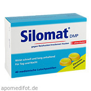 Bild für SILOMAT DMP - 40 Stück von Sanofi-Aventis Deutschland GmbH GB Selbstmedikation /Consumer-Care Bild für Bild für SILOMAT DMP - 40 Stück von Sanofi-Aventis Deutschland GmbH GB Selbstmedikation /Consumer-Care