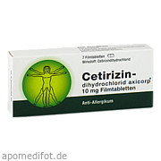 Cetirizindihydrochlorid axicorp 10 mg axicorp Pharma GmbH
