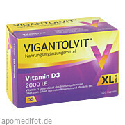 Vigantolvit 2000 I. E.  Vitamin D3 Merck Selbstmedikation GmbH