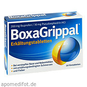 BoxaGrippal Erkältungstabletten 200mg/30mg Fta Sanofi - Aventis Deutschland GmbH Gb Selbstmedikation /Consumer - Care