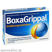 Bild für BoxaGrippal Erkältungstabletten 200mg/30mg FTA - 20 Stück von Sanofi-Aventis Deutschland GmbH GB Selbstmedikation /Consumer-Care Bild für Bild für BoxaGrippal Erkältungstabletten 200mg/30mg FTA - 20 Stück von Sanofi-Aventis Deutschland GmbH GB Selbstmedikation /Consumer-Care