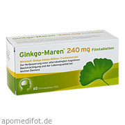 Ginkgo - Maren 240mg Filmtabletten Krewel Meuselbach GmbH