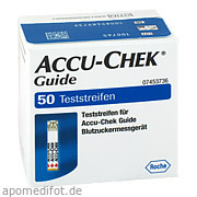 Bild für Bild für ACCU CHEK Guide Teststreifen - 50&nbsp;Stück von actiPart GmbH