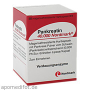 Pankreatin 40. 000 Nordmark Nordmark Arzneimittel GmbH & Co. Kg