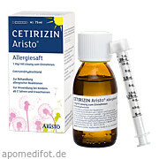 Bild für Bild für Cetirizin Aristo Allergiesaft 1 mg/ml - 75&nbsp;Milliliter von Aristo Pharma GmbH
