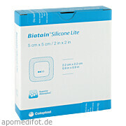 Bild für Bild für Biatain Silicone Lite Schaumverband 5x5 cm - 5&nbsp;Stück von kohlpharma GmbH