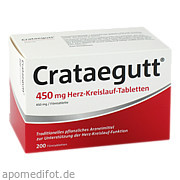 Bild für Crataegutt 450 mg Herz-Kreislauf-Tabletten - 200 Stück von Dr.Willmar Schwabe GmbH & Co.KG Bild für Bild für Crataegutt 450 mg Herz-Kreislauf-Tabletten - 200 Stück von Dr.Willmar Schwabe GmbH & Co.KG