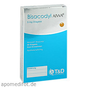 Bisacodyl Aiwa 5 mg magensaftresistente Tabletten T & D Pharma GmbH