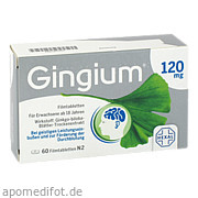 Bild für Gingium 120 mg Filmtabletten - 60 Stück von Hexal AG Bild für Bild für Gingium 120 mg Filmtabletten - 60 Stück von Hexal AG