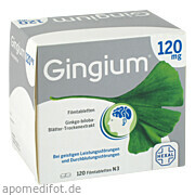 Gingium 120 mg Filmtabletten Hexal AG