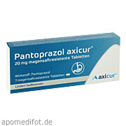 Bild für Bild für Pantoprazol axicur 20 mg magensaftresistente Tabl. - 7&nbsp;Stück von axicorp Pharma GmbH