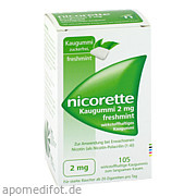 Bild für Nicorette 2 mg freshmint Kaugummi - 105 Stück von EurimPharm Arzneimittel GmbH Bild für Bild für Nicorette 2 mg freshmint Kaugummi - 105 Stück von EurimPharm Arzneimittel GmbH