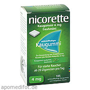 Bild für Nicorette Kaugummi 4 mg freshmint - 105 Stück von EurimPharm Arzneimittel GmbH Bild für Bild für Nicorette Kaugummi 4 mg freshmint - 105 Stück von EurimPharm Arzneimittel GmbH