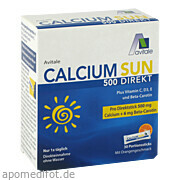 Calcium Sun 500 Direkt Portionssticks Avitale GmbH