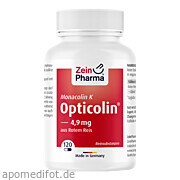 Monacolin K Opticolin 4,9 mg roter Reis Extrakt Zein Pharma  -  Germany GmbH