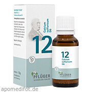 Bild für Bild für BIOCHEMIE 12 Calcium sulfuricum D6 - 15&nbsp;Gramm von Homöopathisches Laboratorium Alexander Pflüger GmbH & Co. KG