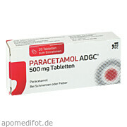 Paracetamol Adgc 500 mg Zentiva Pharma GmbH