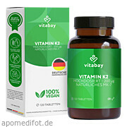 Vitamin K2 200 μg Mk - 7 vegan Vitabay Cv