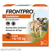 Frontpro 28 mg Kautabletten f. Hunde >4 - 10 kg Boehringer Ingelheim Pharma GmbH & Co. Kg
