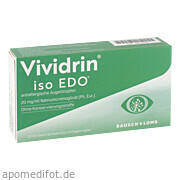 Bild für VIVIDRIN iso EDO antiallergische Augentropfen - 20x0.5 Milliliter von Dr. Gerhard Mann Bild für Bild für VIVIDRIN iso EDO antiallergische Augentropfen - 20x0.5 Milliliter von Dr. Gerhard Mann